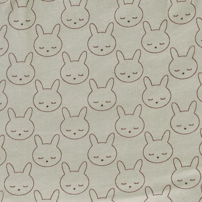 Träumeland linge de lit jersey lapin câlin vert 80/80 + 35/40 cm