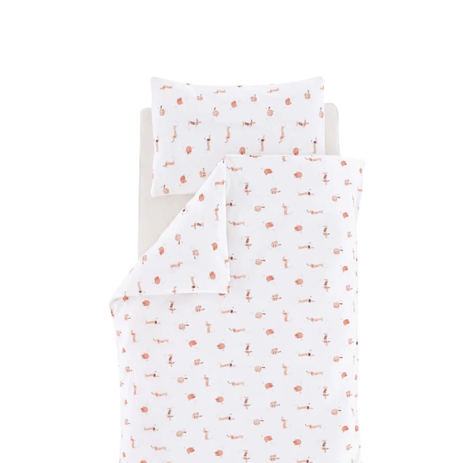 Träumeland bed linen jersey cats & dogs 100/135 + 40/60 cm