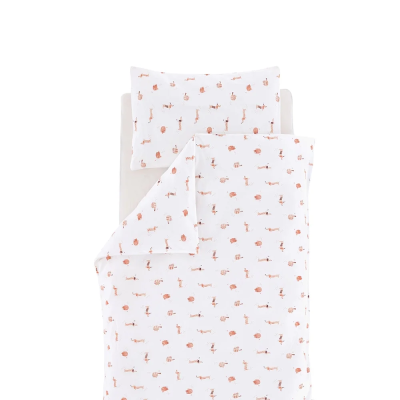 Träumeland bed linen jersey cats & dogs 100/135 + 40/60 cm