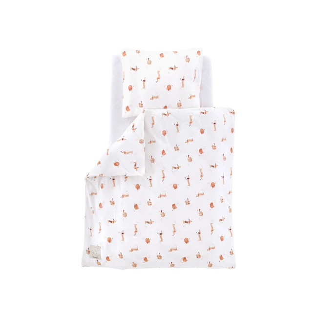 Träumeland bed linen jersey cats & dogs 100/135 + 40/60 cm