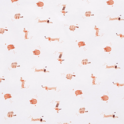 Träumeland bed linen jersey cats & dogs 100/135 + 40/60 cm