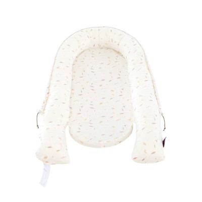 Träumeland Babynest "Home" Premium Naturlieb rosa