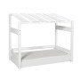 Manis-h ARIEL Half-height bed with fall protection, drawers and open shelf