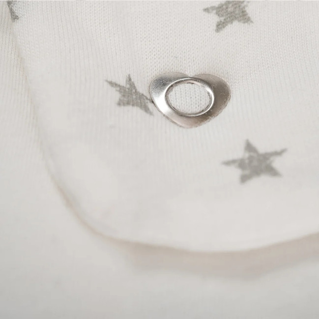 Träumeland baby sleeping bag LIEBMICH Sternchen grau