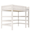 Lifetime Kidsrooms Hochbett 120 cm, Premium Rollboden mit 23 Latten whitewash