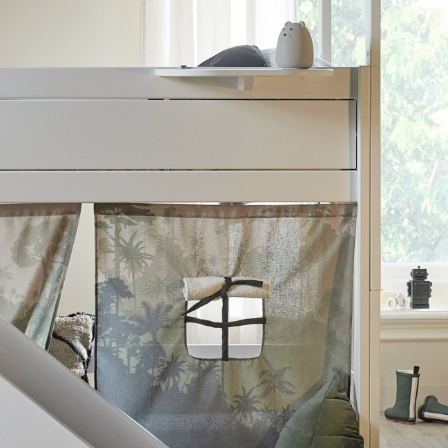 Lifetime 4-in-1-Kinderbett Panda mit Vorhang Paradise - Wandelbar und sicher