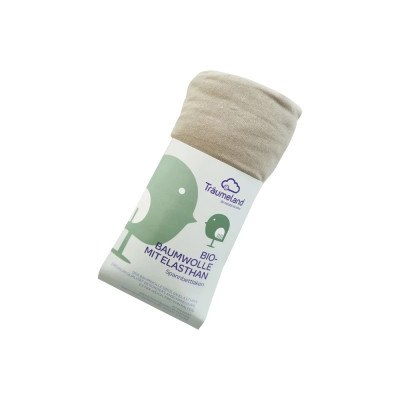 Drap-housse Träumeland en coton biologique avec élasthanne 60 x 120 cm + 70 x 140 cm anthracite