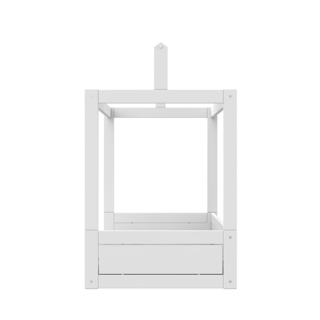 Lifetime Montessori bed with roof structure incl. Premium slatted base White