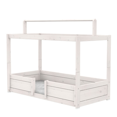 Lifetime 4 in 1 Bett für Stoffdach mit Roll-Lattenrost whitewash