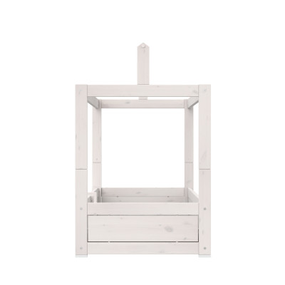 Lifetime Lit 4 en 1 pour toit en tissu, 90x200 cm avec sommier, whitewash