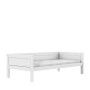 Letto base Lifetime 90x200 cm con telaio a doghe a rullo bianco