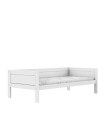 Letto base Lifetime 90x200 cm con telaio a doghe a rullo bianco