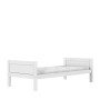 Lifetime base bed 90x200 cm, without back, with deluxe slatted frame white