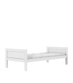 Lifetime base bed 90x200 cm, without back, with deluxe slatted frame white