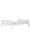 Letto Lifetime 120x200, senza schienale con struttura a doghe deluxe bianca
