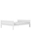 Letto Lifetime 140x200, Senza schienale, Struttura a doghe Deluxe Laccato Bianco