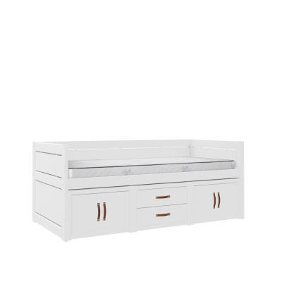 Lifetime Basis-Kojenbett Lukas-1-DLR 90x200  mit DeLuxe-Lattenrost