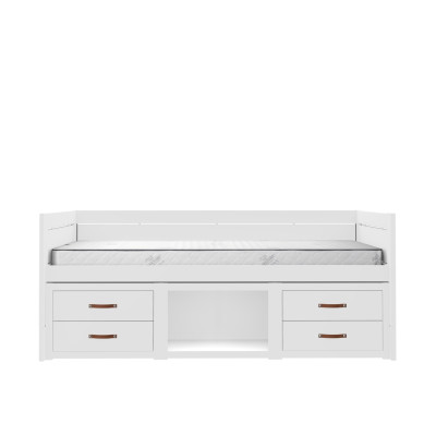 Lifetime Basis-Kojenbett Lukas-1-DLR 90x200  mit DeLuxe-Lattenrost