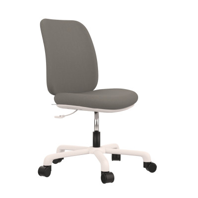 Chaise de bureau enfants Lifetime Confort gris/blanc - Ergonomie et style