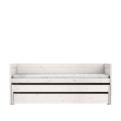 Lifetime Kojenbett mit Gästebett, Bettkasten und Deluxe Lattenrost whitewash