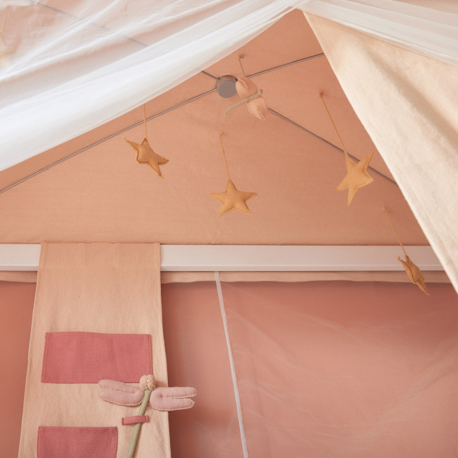 Enchanting Lifetime Canopy for Four-Poster Bed - Fairy Theatre Design