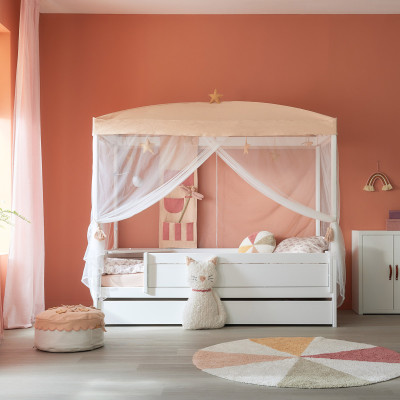 Dos de lit Lifetime avec poches - Théâtre féerique pour enfants