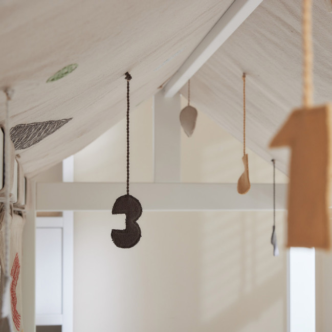 Lifetime toit en tissu avec guirlande, Happy Rabbit