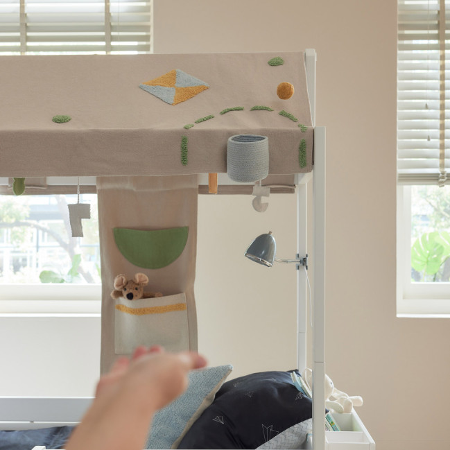 Lifetime toit en tissu avec guirlande, Happy Rabbit