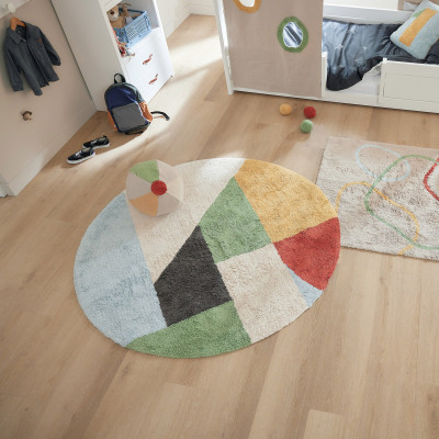 Tappeto rotondo trapuntato Lifetime - Olympic Dreams