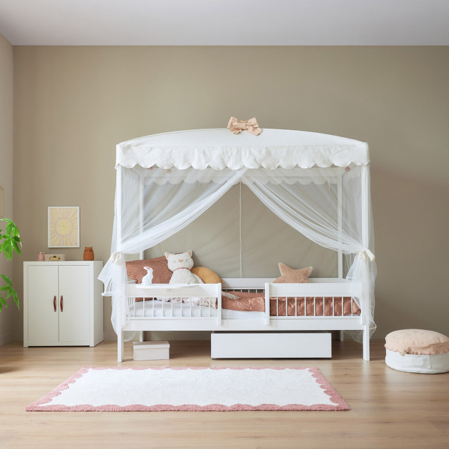 Lifetime Einzelbett Breeze 90 x 200 mit Roll-Lattenrost weiss