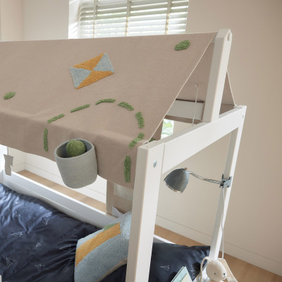 Letto Bimbo 4-in-1 Tessuto Olympic Dreams – Cresce con Lui