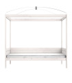 Letto a baldacchino Lifetime Original 120 x 200 cm rete a doghe deluxe whitewash
