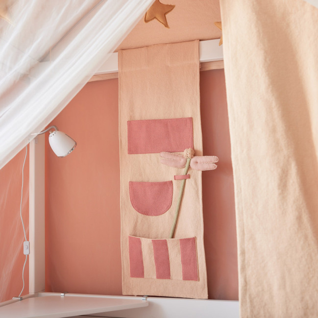 Lit simple Fairy Theatre 90x200 avec sommier à lattes deluxe blanc