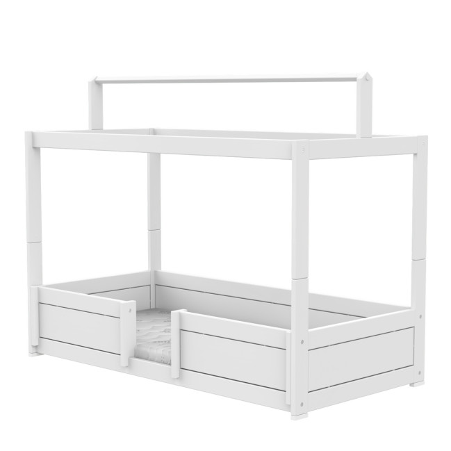 Lifetime 4 in 1 bed for fabric roof 90x200 cm Slatted base Deluxe white