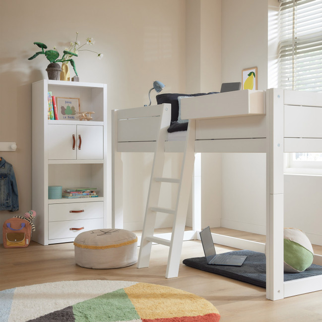 Letto Bimbo 4-in-1 Tessuto Olympic Dreams con rete a doghe deluxe  – Cresce con Lui