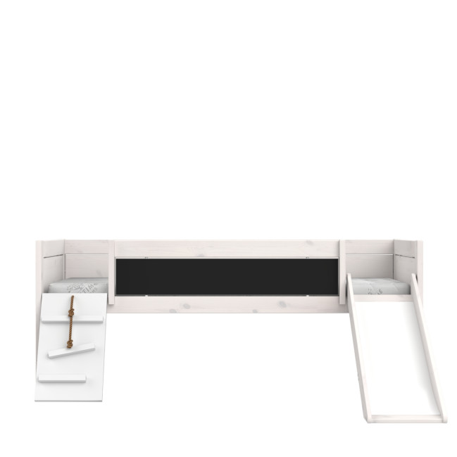 Lifetime Lit superposé 90 x 200 cm Climb & Slide avec sommier premium, whitewash
