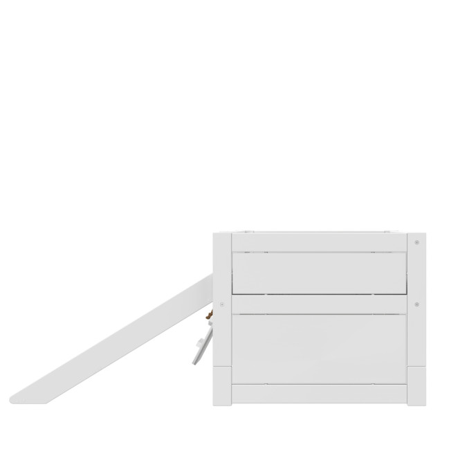 Lifetime Lit superposé 90 x 200 cm Climb & Slide avec sommier premium, blanc