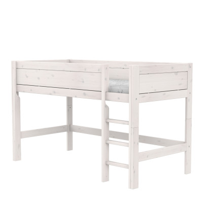 Letto a mezza altezza Lifetime con calce a pavimento rotabile