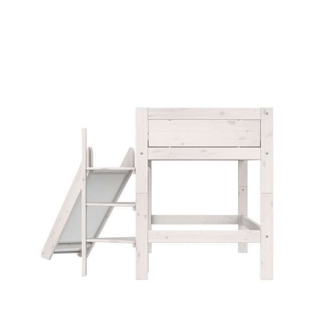 Lifetime half-height bed with rolling floor whitewash