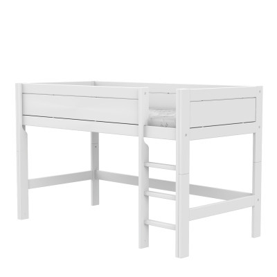 Lifetime Half-height bed with rolling floor white