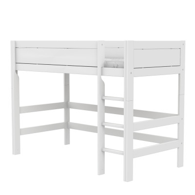 Lifetime letto a soppalco medio 152 cm con pavimento rotabile scala diritta bianca