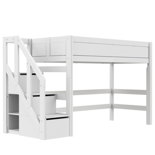 Lifetime Kidsrooms letto matrimoniale medio soppalcato 152 x 257 x 102 cm bianco