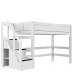 Lifetime Kidsrooms Mittel Hochbett 152 x 257 x 102 cm weiss