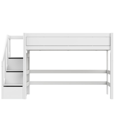 Lifetime Kidsrooms Mittel Hochbett 152 x 257 x 102 cm weiss
