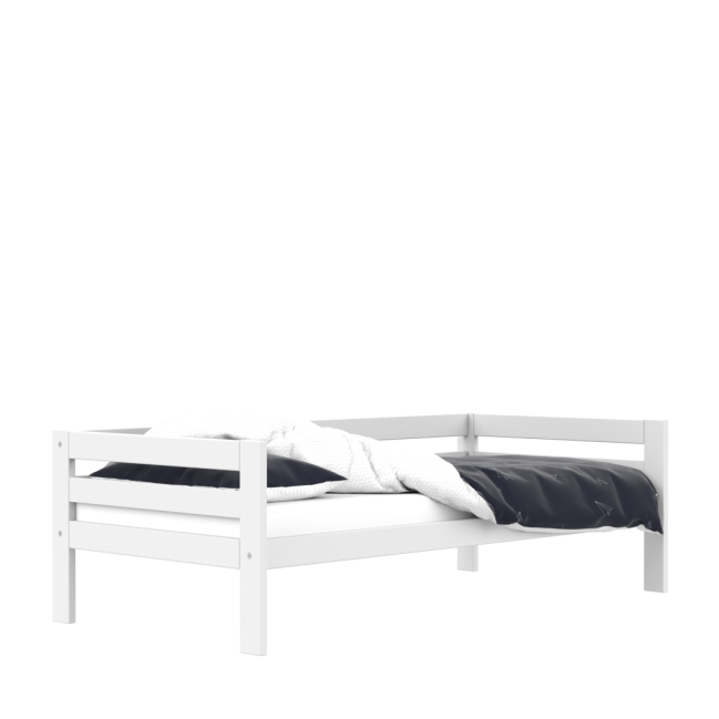 Lifetime Children's Single Bed Elements with standard slats in white