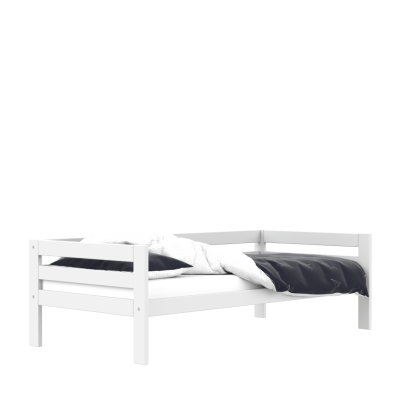 Lit simple pour enfant Lifetime Elements avec sommier à lattes standard en blanc