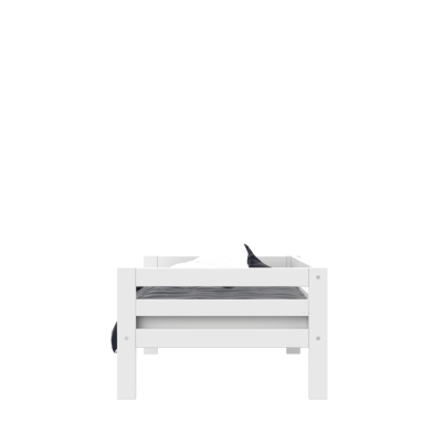 Lifetime Children's Single Bed Elements with standard slats in white