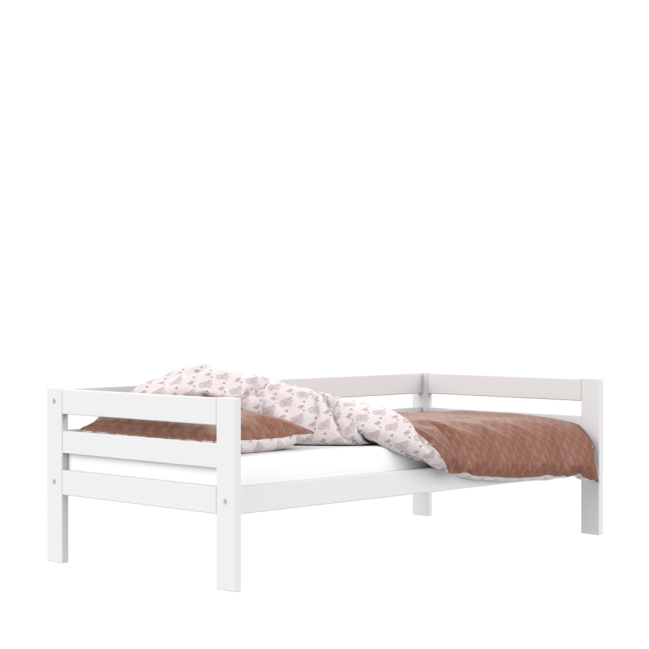 Lifetime Children's Single Bed Elements with standard slats in white