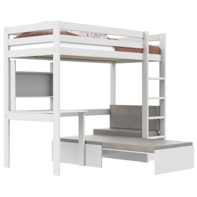 Letto a soppalco Study & Relax Elements - Spazio completo
