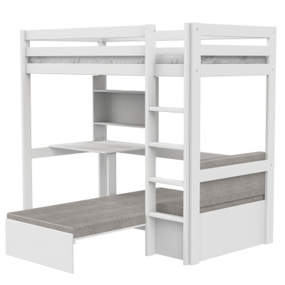 Lifetime High Sleeper Bed Study & Relax Elements - All-in-One Space